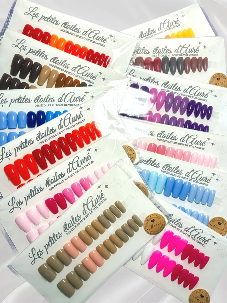 Set 24 capsules de press-on nails
