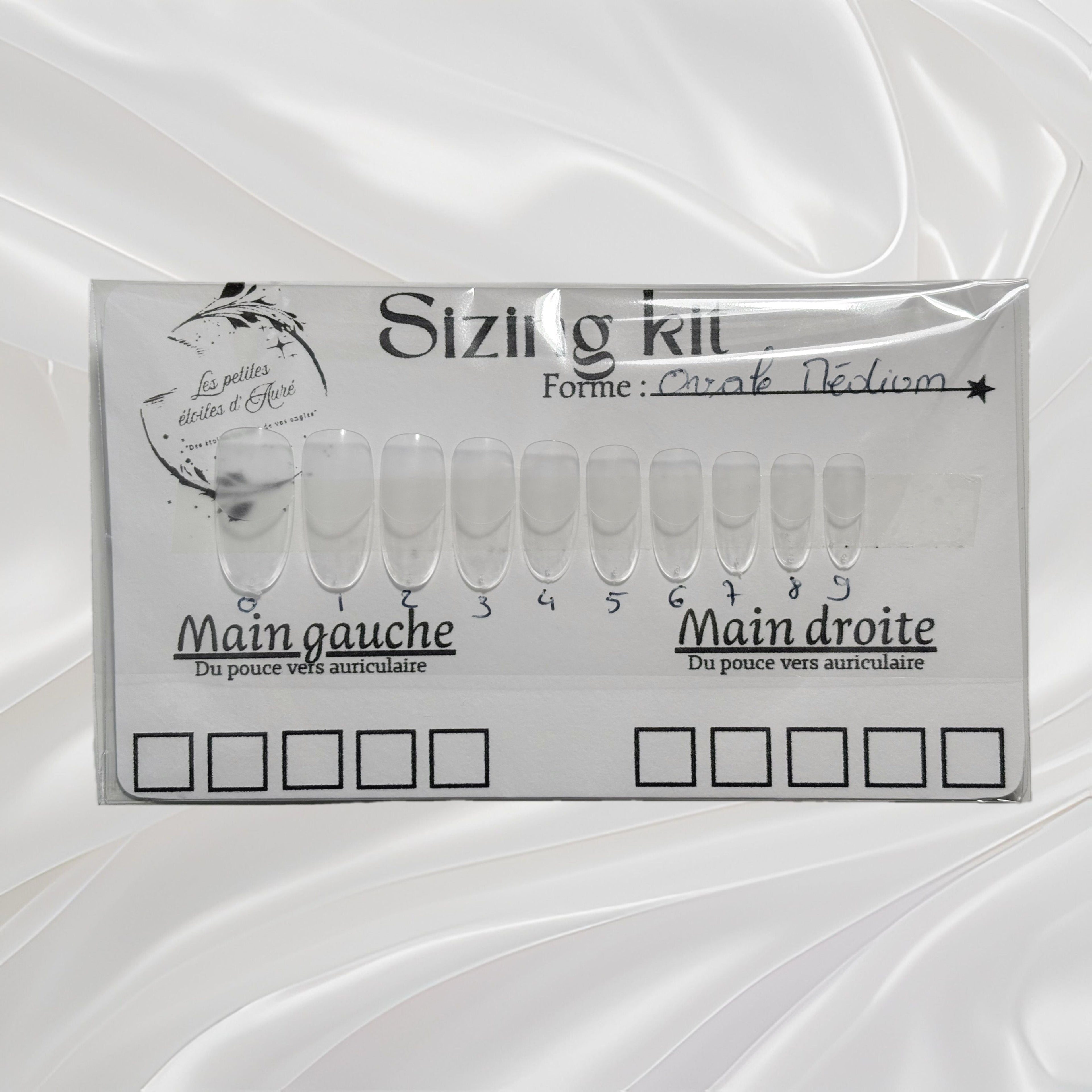 Sizing Kit Ovale Médium Les petites étoiles d'Auré