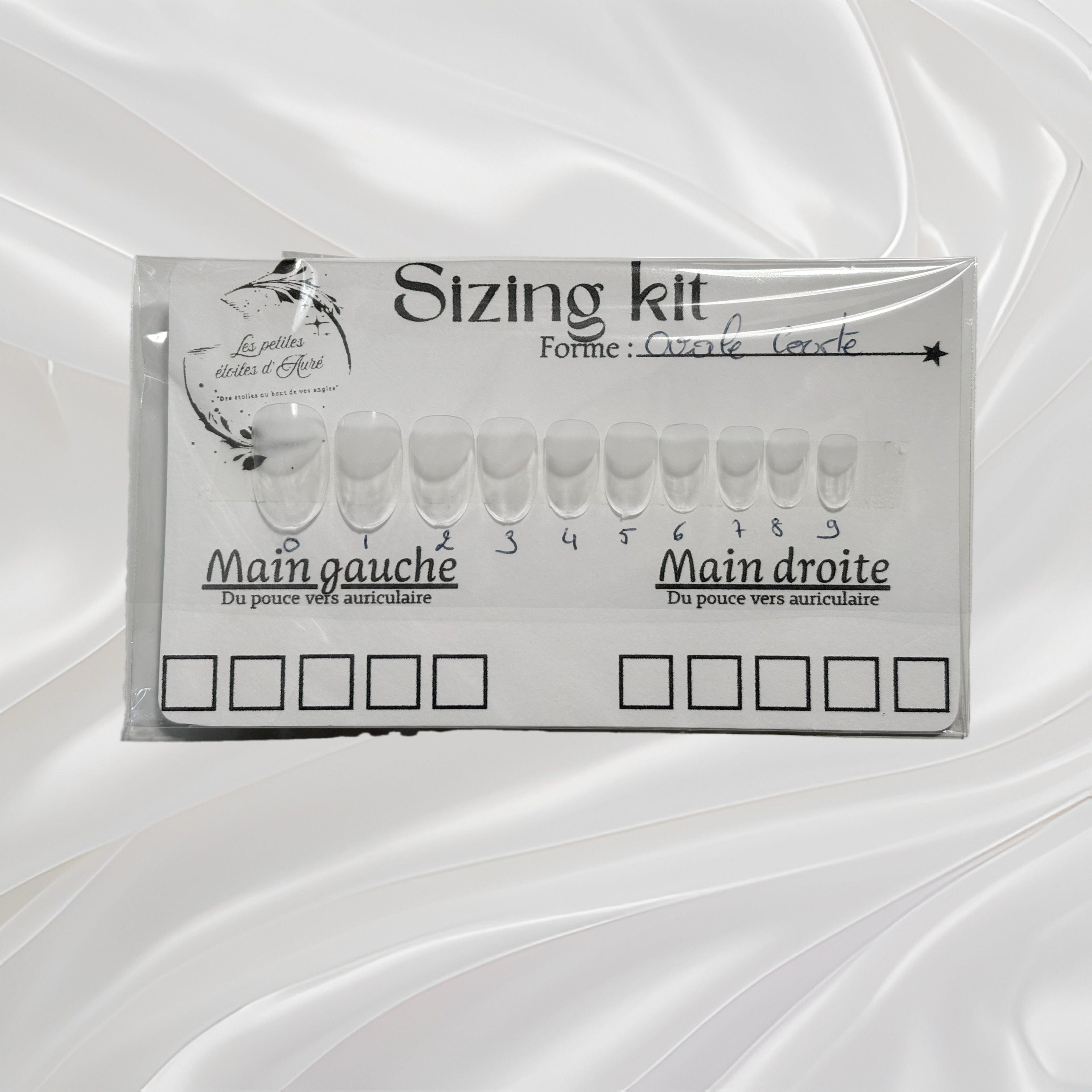 Sizing Kit Ovale Courte Les petites étoiles d'Auré
