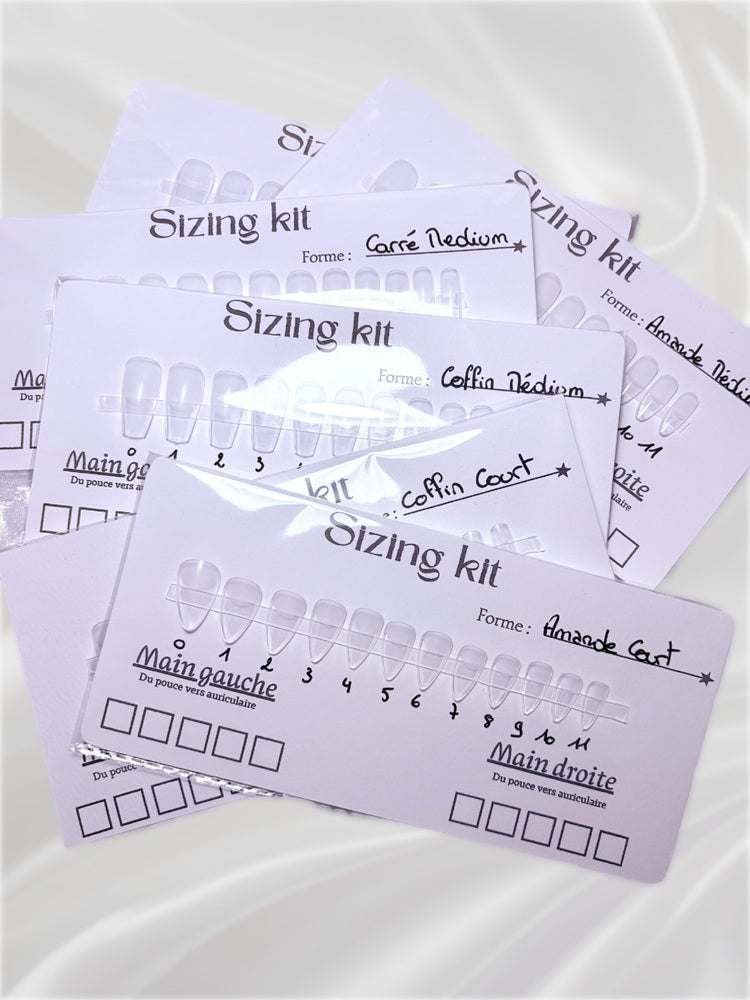 sizig kit pour avoir des press-on nails sur mesure